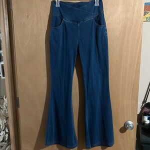 Women's Blue Flared Jeans